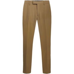 Paul Smith Slim-Fit Camel Wool Gabardine Pants 32